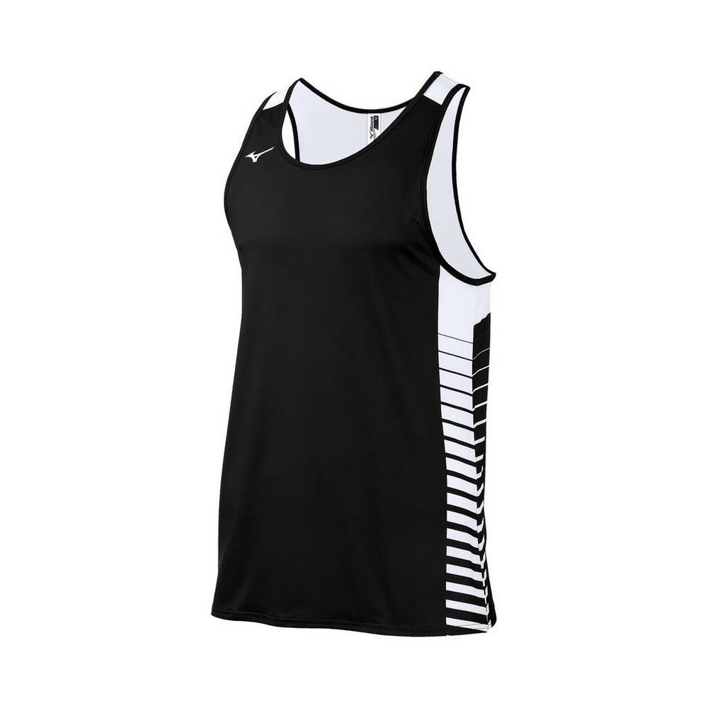 Mens Mizuno Team Tank Top Black Philippines (VTPLYH970)